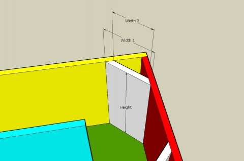 Single Fold Off-Axis Transmission Line - Corner Reflector Plates 