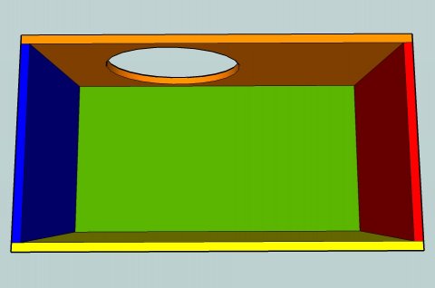 Acoustic Suspension Enclosure Calculator - Layout View