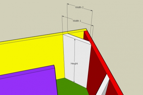 Single Fold On-Axis Transmission Line - Corner Reflector Plates