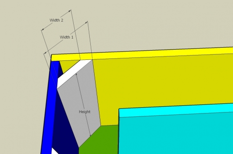 Dual Fold Off-Axis Transmission Line - Corner Reflector Plates