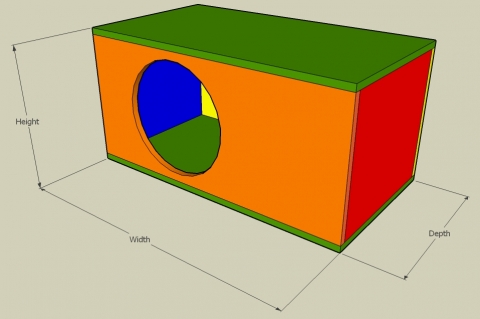 Acoustic Suspension Enclosure Calculator - Full View