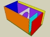 Off-Axis 6th Order Parallel Bandpass Enclosure Calculator - Angled View