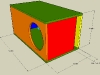 Off-Axis Bass Reflex Enclosure Calculator - Full View